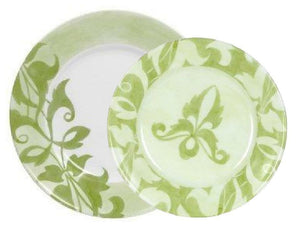 1 NEW Corelle ULTRA CHEVERRY 8 1/2" LUNCH Salad PLATE *Khaki Green White Floral
