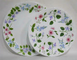 ❤️ NRM Corelle DELICATE ARRAY Choose: DINNER or LUNCH PLATE Swirled Floral