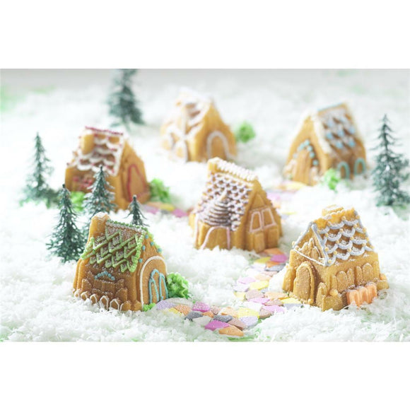 Nordic Ware Cozy Gingerbread House Baking Pans, Nonstick, Cast Aluminum