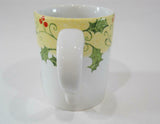 ❤️ NW Corelle Impressions HOLLY 11-oz STONEWARE MUG Cup *Red Gold Green Holiday