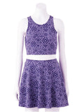 2-pc TANK & SKATER SKIRT SET *Stretchy Cotton Spandex SUMMER Dress *CHOOSE Color