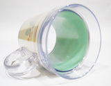 EUC 1992 Corelle / Corning ABUNDANCE 12-oz Thermo-Serv ACRYLIC MUG Clear Plastic