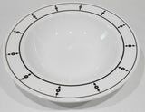 ❤️ NEW Corelle BLACK & WHITE Keyhole 28-oz Wide Rim ENTREE BOWL Pasta Serving