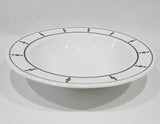 ❤️ NEW Corelle BLACK & WHITE Keyhole 28-oz Wide Rim ENTREE BOWL Pasta Serving