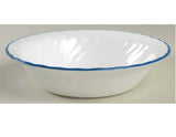 ❤️ 20-pc Corelle BLUE VELVET Roses DINNERWARE SET *Floral /Plates Bowls Cups