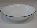 *NMC Corelle CALLAWAY 18-oz SOUP Cereal Salad BOWL 7 1/4" Fluted Ivy Green Rim