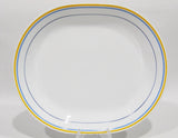 *NEW Corelle CASA FLORA ~ BELLA VISTA SERVING PLATTER Plate *Mexico Blue Yellow