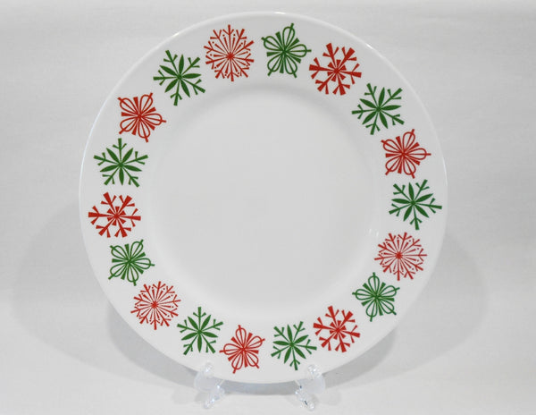 3 Corelle Happy Holidays 8.5 2024 in lunch plates, vintage Christmas plates