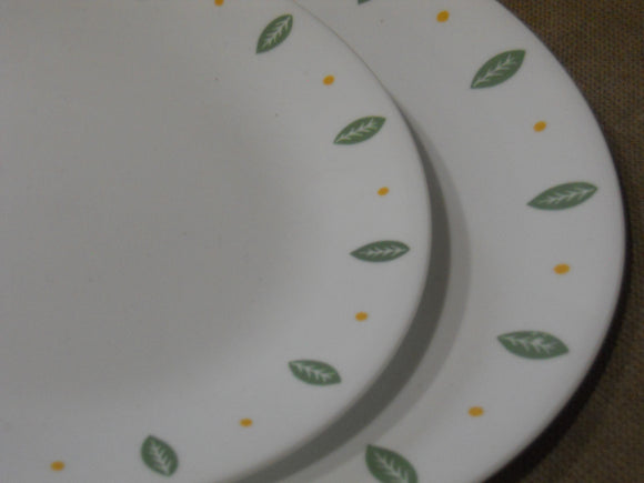 *NEW Corelle CITY GARDENS *Choose 10 1/4 DINNER or 8 1/2 LUNCH PLATE Leaf Green