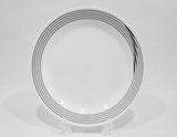 ❤️ RARE 1st Prototype "COMCOR Tableware by Corning" BLACK OPTIC 9" LUNCH PLATE