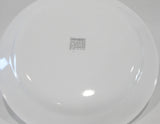❤️ RARE 1st Prototype "COMCOR Tableware by Corning" BLACK OPTIC 9" LUNCH PLATE