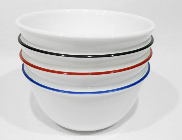 ❤️ New CORELLE 28-oz SOUP Chili BOWL *Choices: Cafe Banded WHITE CAFE BLACK BLUE RED