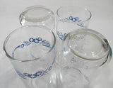 ❤️ New 4 Corelle CORNFLOWER BLUE 16-oz Tumbler GLASSES Hi-Ball Iced Tea Water Glass