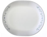 Corelle COUNTRY COTTAGE 1 Qt Serving Bowl OR Serving Platter Green Blue Hearts NEW