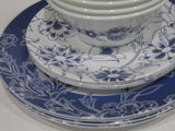 Corelle Signature INDIGO BLOOMS 21.5-oz SOUP Cereal Salad BOWL *Dark Blue Floral