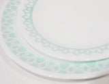 1 Corelle DELANO *Choose: DINNER or LUNCH PLATE *Aqua Blue Sea Mist Pale Green / Arched Spanish Tiles
