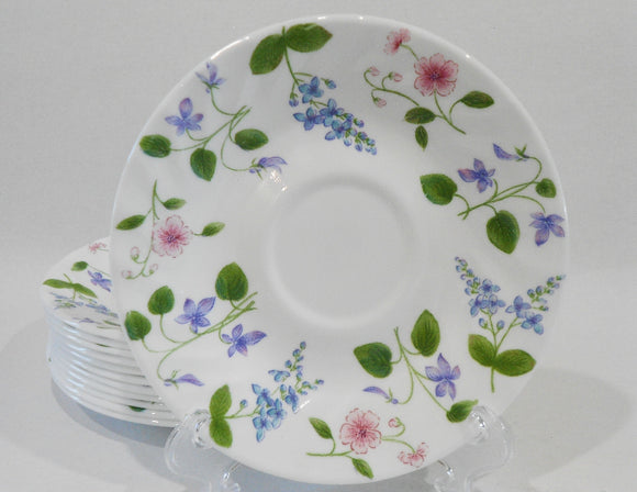 ❤️ 1 HTF Corelle DELICATE ARRAY Cup SAUCER Plate ONLY 6 1/8