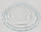New PYREX Easy Grab CLEAR GLASS 11-1/4" Scalloped Rim PIE PLATE Quiche Multi Dish