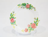 *NEW Corelle ELEGANT ROSE 7 1/4 BREAD PLATE Appetizer Dessert Salad Pink Floral