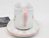 *NEW Corelle ELEGANT ROSE 2 Cup GRAVY BOAT w/UNDERPLATE Stoneware Pink Floral