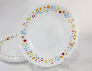 NEW 1 Corelle FEBE DITSY FLORAL 6 3/4 BREAD Dessert PLATE Scattered Wildflowers