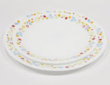 16-pc Corelle FEBE DITSY FLORAL DINNERWARE SET Scattered Colorful Wildflowers