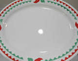 ❤️ NMC Corelle by Corning FIESTA OVAL SERVING PLATTER Plate *Red Hot Chili Pepper