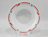 ❤️ NEW Corelle FIESTA 8-oz FLAT RIMMED CEREAL BOWL Rice Salsa Soup 6 1/4" Chili Peppers