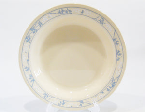 ❤️ NRM Corelle FIRST OF SPRING 15-oz Flat Rim SOUP BOWL Pasta *White Blue Blossoms