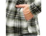 ❤️ Men's SHERPA LINED Brushed Plaid FLANNEL SHIRT JACKET Insulated Body & Sleeves
