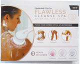 *NEW Finishing Touch FLAWLESS CLEANSE Spinning Spa Brush Shower Bath Exfoliate