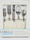 *NEW 20-pc Corelle FOREVER YOURS Stainless Steel FLATWARE by Regent Sheffield