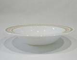 Corelle Winter HOLIDAY Cross Stitch 28oz ENTREE SOUP BOWL Christmas RED & GREEN