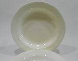 ❤️ 6 VGC Corelle IVORY 15-oz FLAT RIMMED SOUP BOWLS Pasta Plate Off-White Cream