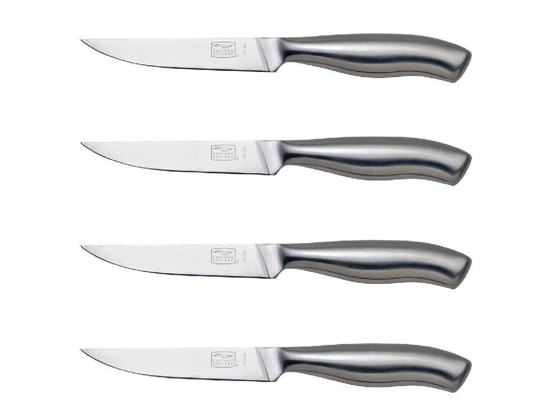 4-pc CHICAGO CUTLERY Insignia Steel STEAK KNIFE SET 4.5 Full Tang Kni –  Tarlton Place