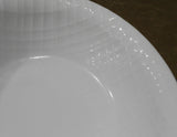 ❤️ 12-pc Corelle LINEN WEAVE DINNERWARE SET Plates Bowls *White Embossed