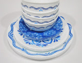 ❤️ 16-pc Corelle LISBON TERRACE Dinnerware Set *Plates & Bowls Blue Portugal Tiles