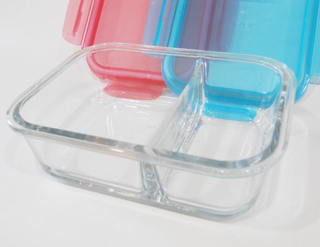 3.4 Cup PYREX MEALBOX *Choose BLUE or PINK Meal Prep Leftover Divided –  Tarlton Place