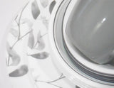 20-pc Corelle MISTY LEAVES DINNERWARE SET Plates Bowls & Mugs *Gray Grey Watercolors