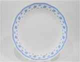 ❤️ EUC Vtg. 1980's Corelle by Corning MORNING BLUE 10 1/4" DINNER PLATE Delicate Floral