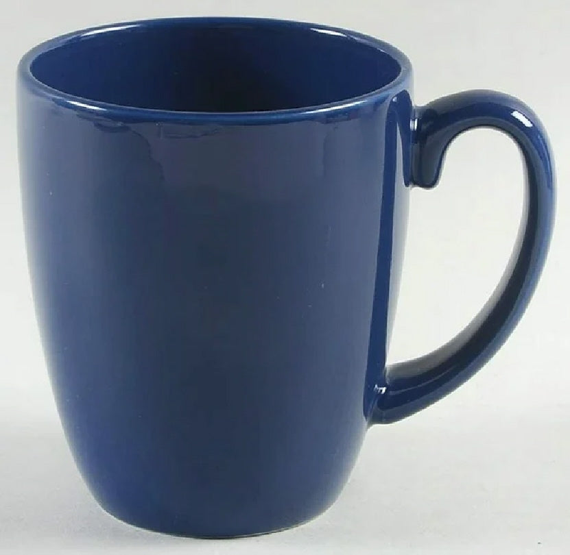 4 NEW Corelle COBALT NAVY BLUE 11-oz MUGS Stonewre Cups LIA, CAFE, TRU –  Tarlton Place
