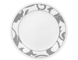 *NEW Corelle NOIR MUSE 8 1/2 LUNCH PLATE Luncheon *Choose: BLACK or GREY Scrolls