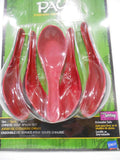 ❤️ NEW 5-pc PAO! Asian Cooking 5.25" CHINESE SOUP SPOONS SET Red Black Melamine