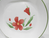 ❤️ Corelle PACIFIC BLOOM 12x10 SERVING PLATTER Meat Plate Entrée *Red Hibiscus