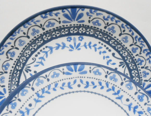❤️ NEW Corelle PORTOFINO Choose: DINNER or LUNCH PLATE *Italian Coast Blue Tiles