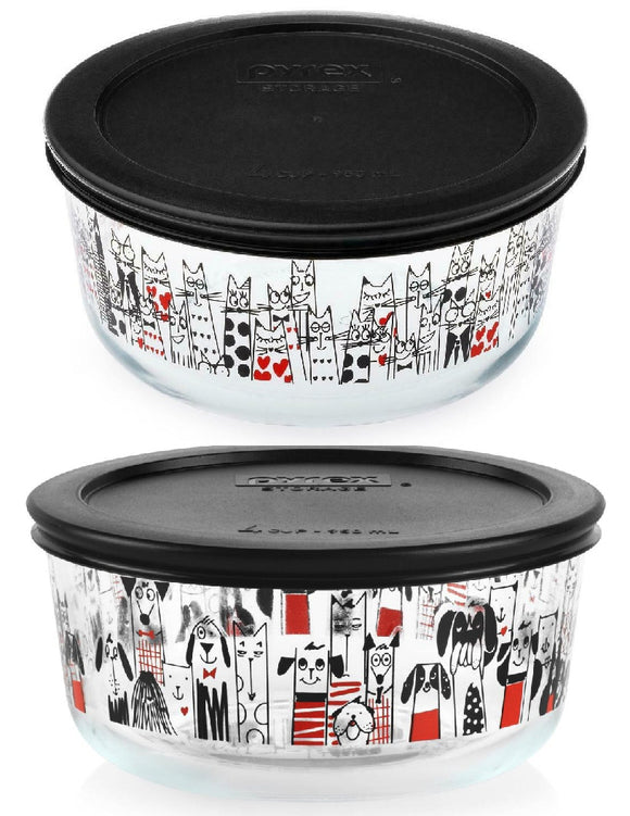 Pyrex Dog Pyrex Decorated Storage โ Tarlton Place