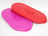 8300 PYREX Pro Storage 2 Cup DIVIDED VENT PLASTIC COVER Lid *Choice RED or PINK