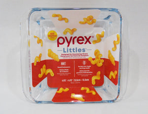 ❤️ PYREX LITTLES 18-oz Square Single-Serve Glass BAKEWARE **Toaster Oven Size