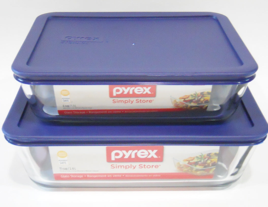 ❤️ New PYREX Simply Store CUP or 11 CUP RECTANGULAR Glass