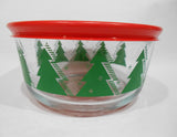❤️ New PYREX 4-Cup CHRISTMAS TREE Storage Dish Winter Holiday *CHOICE OF PATTERN